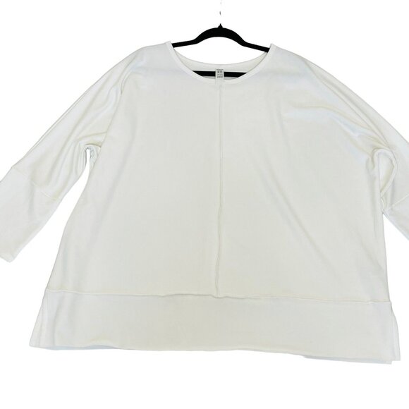 Spanx Perfect Length Top Dolman 3/4 Sleeve Ivory - Picture 7 of 14